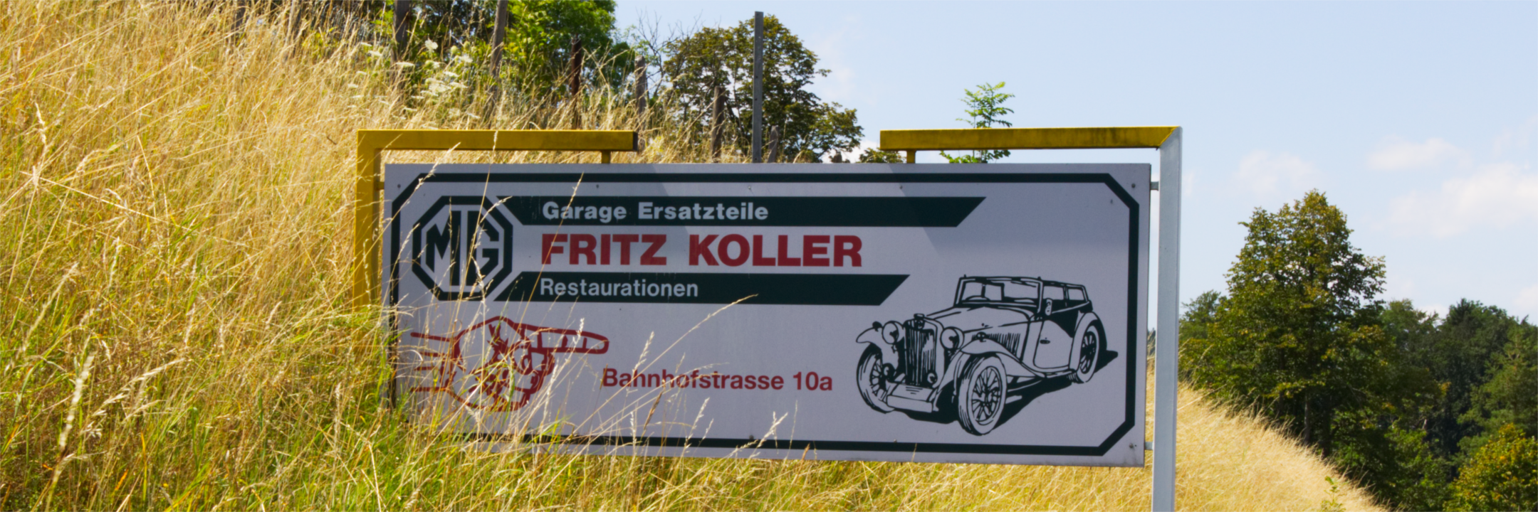 Fritz Koller Strassen Schild